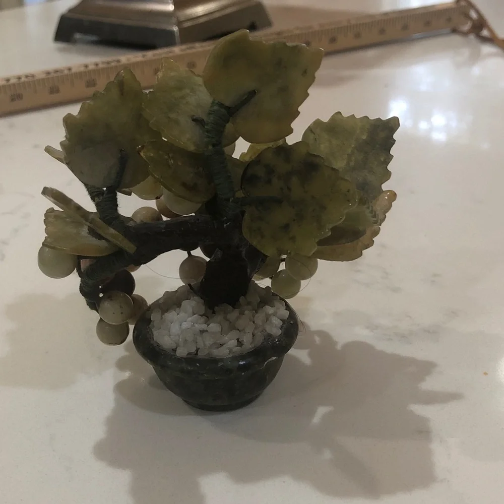 Jade Bonsai Tree- vintage miniature